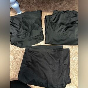 Black maternity scrub bottom bundle